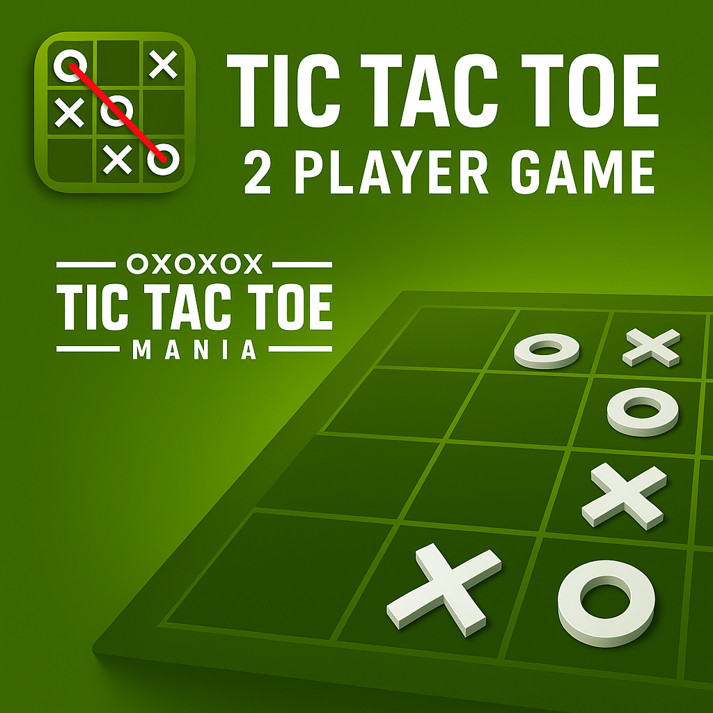 Tic Tac Toe 2 Player Game - Free Online Board Game
