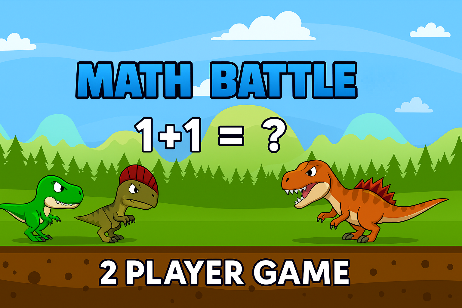 Math Battle – 2 Player Game - Free Online Kids Game