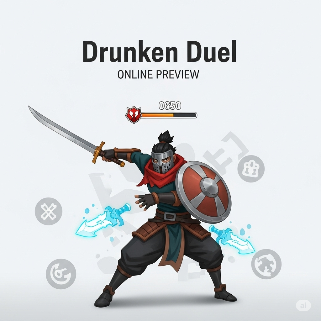 Drunken Duel 2 Player - Wild West Ragdoll Physics Gun Game - Free Online Two player Game