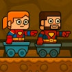 2 Player BlockMiner Escape gameplay preview