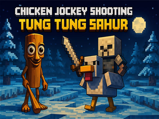 Chicken Jockey Shooting Tung Tung Sahur gameplay preview