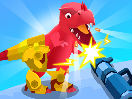 Dino Hide N Shoot gameplay preview