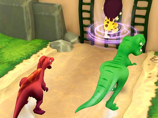 Dinosaur Shifting Run - Free Online Racing Game