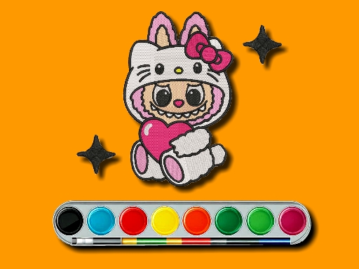 Labubu Coloring Adventure gameplay preview