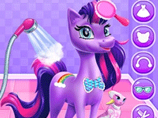Magical Unicorn Grooming World - Pony Care - Free Online Girls Game