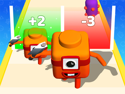 Merge Number Cube 3d Run Game gameplay preview