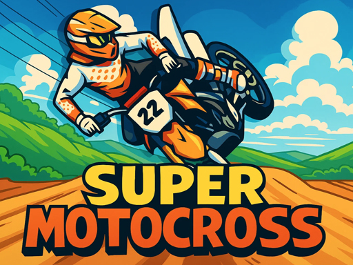 Super Motocross  - Free Online Sports Game
